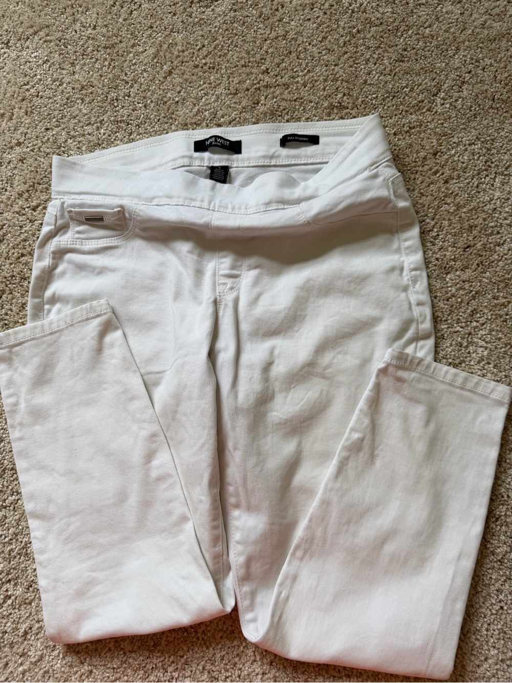 Nautica Green & White Striped Boatneck Top with White Jeans, two TH Polo tops - Picture 10 of 16